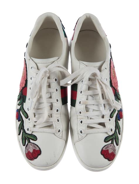 gucci ace sneakers second hand|gucci ace embroidered sneaker.